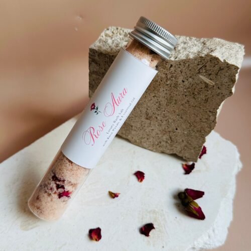 ROSE AURA – Botanical Bath Salts (60g Test Tube)